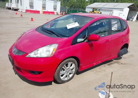 2009 Honda Fit Sport z USA, uszkodzony, nr VIN JHMGE88429S066118